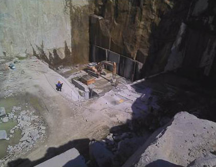 지하 70m 채석공정(중국광산)